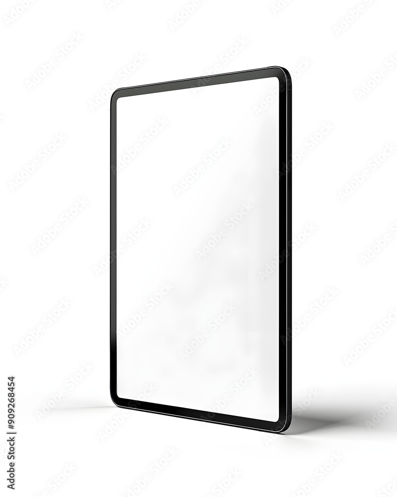 Modern digital tablet with sleek black frame, minimalist design ideal for tech enthusiasts and contemporary digital lifestyles Modern digital tablet with sleek black frame, minimalist design ideal for tech enthusiasts and contemporary digital lifestyles