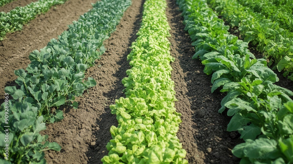 Crop rotation with legumes to enrich soil, illustrating sustainable practices Crop rotation with legumes to enrich soil, illustrating sustainable practices
