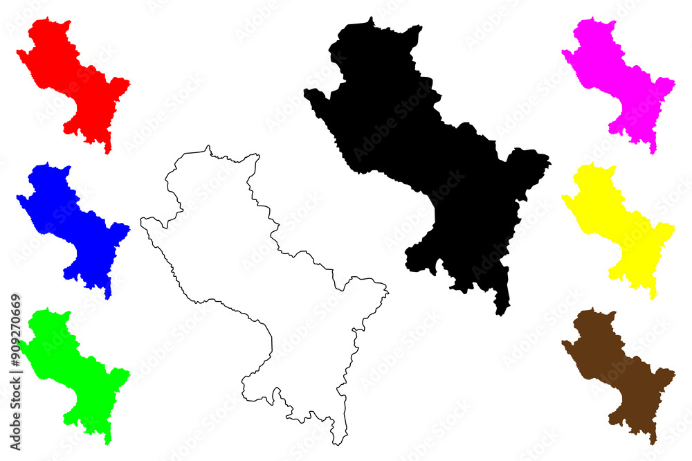 Cuzco Department (Republic of Peru, Regions of Peru) map vector illustration, scribble sketch Cusco map Cuzco Department (Republic of Peru, Regions of Peru) map vector illustration, scribble sketch Cusco map
