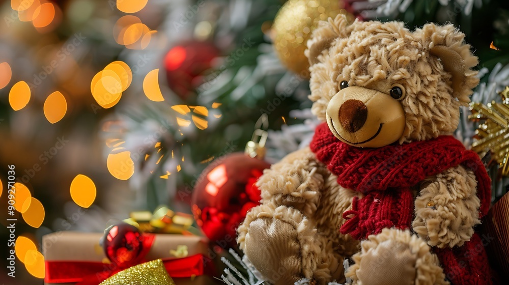 Teddy bear as christmas gift for children Teddy bear as christmas gift for children