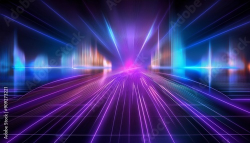 Graphic images  stylish  simple  technology style  light  gradient  background images. Generated by AI