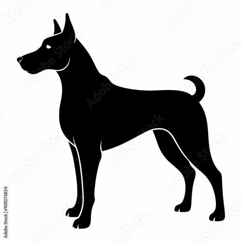 Beautiful dog vector illustration 