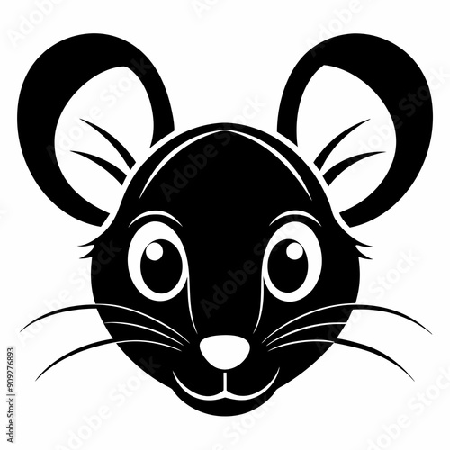 Mouse head vector illustration 