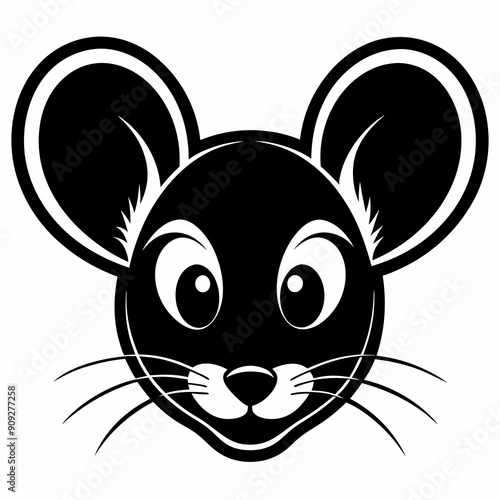 Mouse head vector illustration 