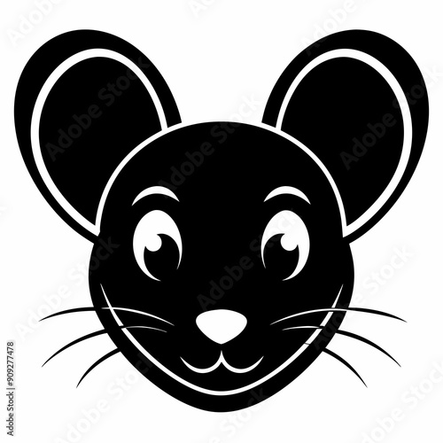 Mouse head vector illustration 