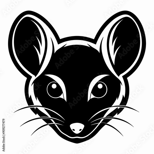 Mouse head vector illustration 
