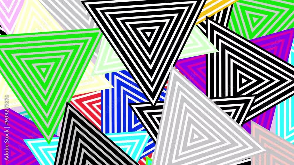 Chaotic shapes of stripes. Geometric patterns..Stripes wallpaper 4k.. Endless video loop Chaotic shapes of stripes. Geometric patterns..Stripes wallpaper 4k.. Endless video loop