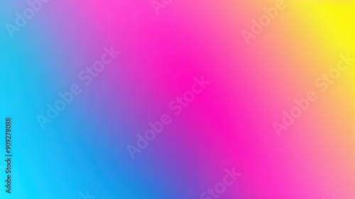  a blue, pink, yellow, and green background with the colors of the rainbow