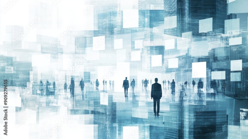 Collage background visual of various business scenes. Management strategy Collage background visual of various business scenes. Management strategy