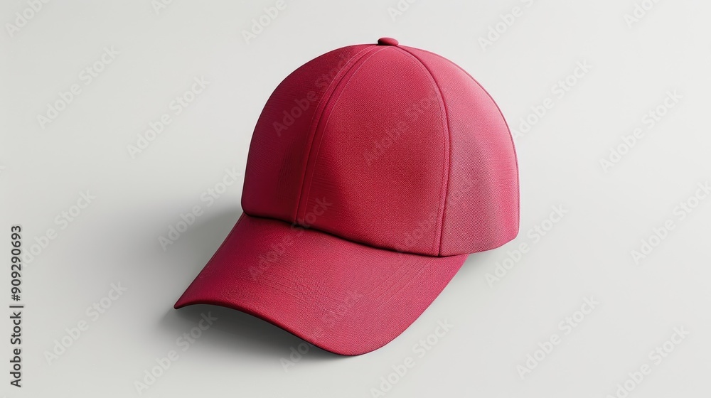 Baseball cap mockup on white background Baseball cap mockup on white background