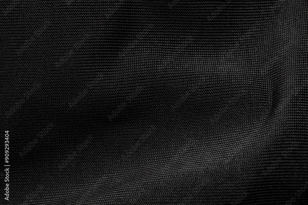 closeup of black ice silk textured background