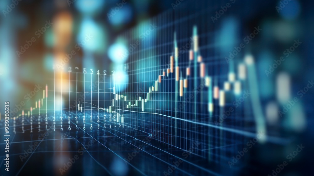 Glowing forex chart interface. Finance and trade concept. Glowing forex chart interface. Finance and trade concept.