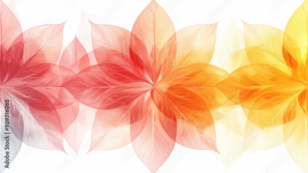 Obraz premium Vibrant Multicolor Flower Petals Border Isolated on White Background