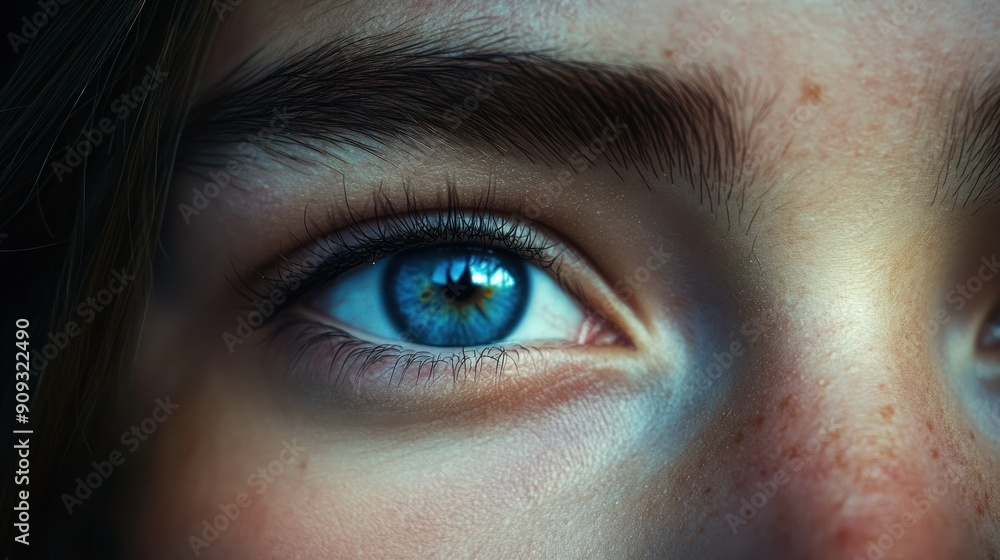Close-Up of a Blue Eye Close-Up of a Blue Eye