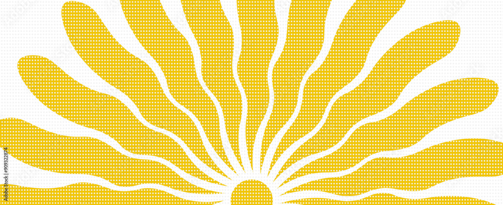sun are arranged separately on a transparent background. Hand drawn ...