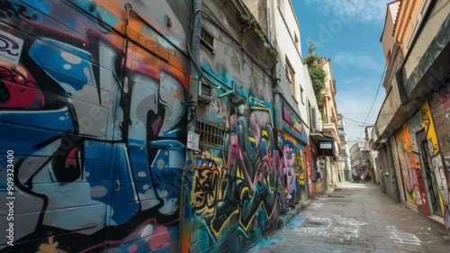 graffiti on the wall