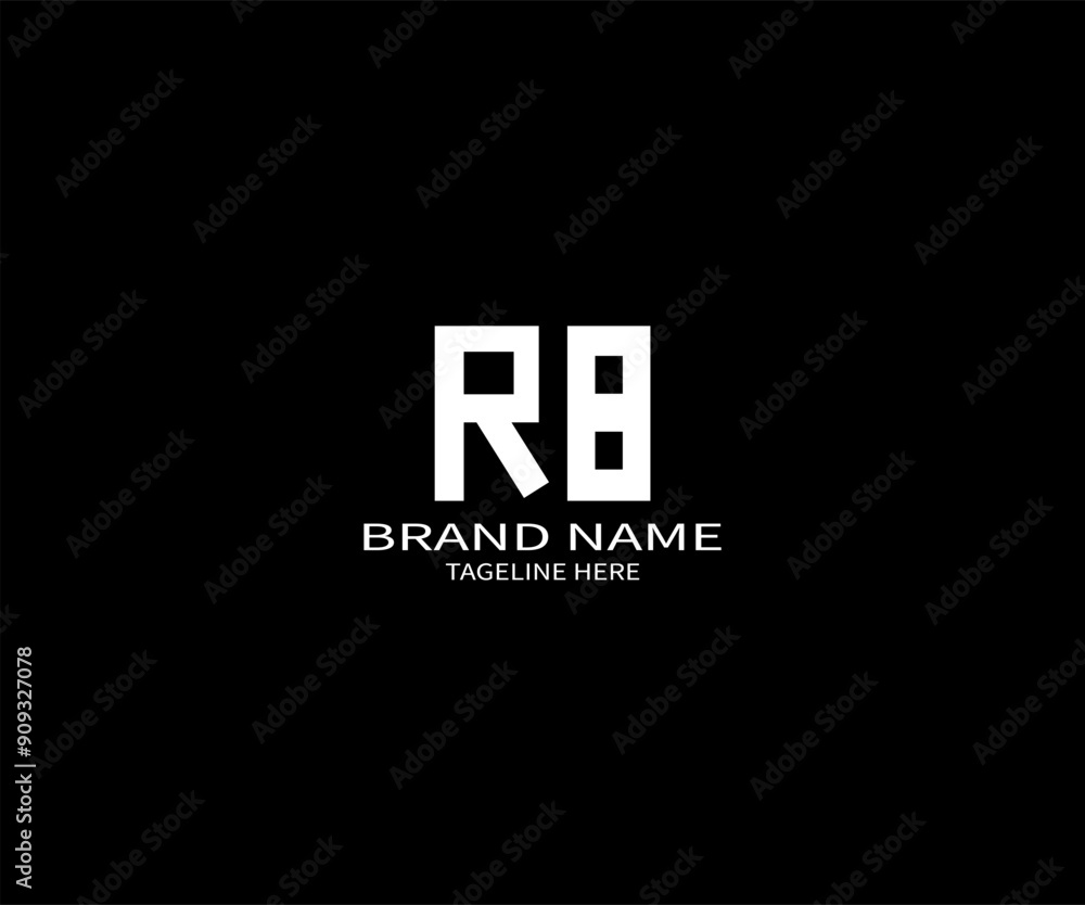 RB Letter Initial Logo Design Template Vector Illustration RB Letter Initial Logo Design Template Vector Illustration