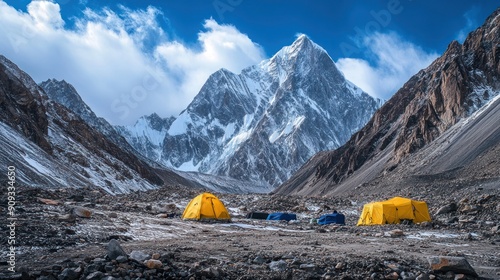 Camping in the Majestic Mountains