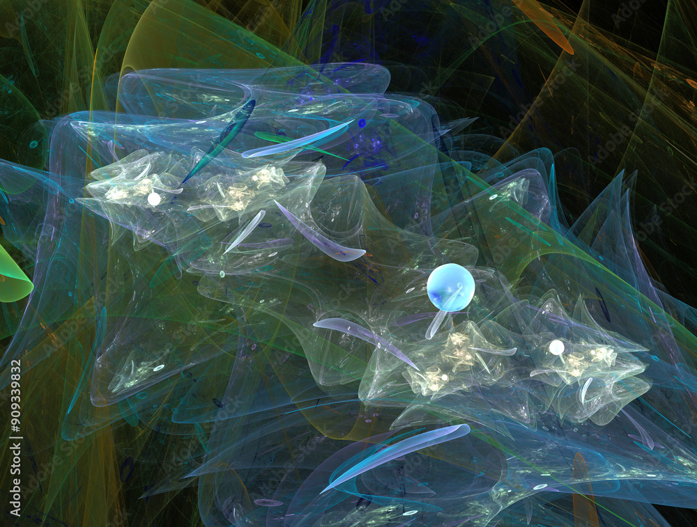Imaginatory fractal abstract background Image Imaginatory fractal abstract background Image