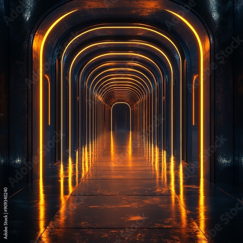 Black and Gold E-commerce Background Design