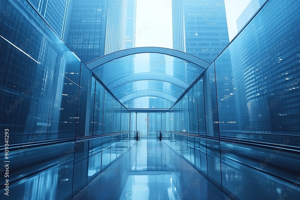 Modern office building or business center Modern office building or business center