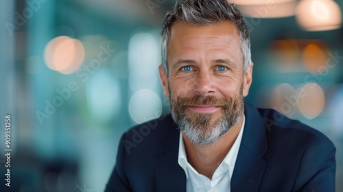 Professional Man Checking Time in Office Setting During a Business Meeting