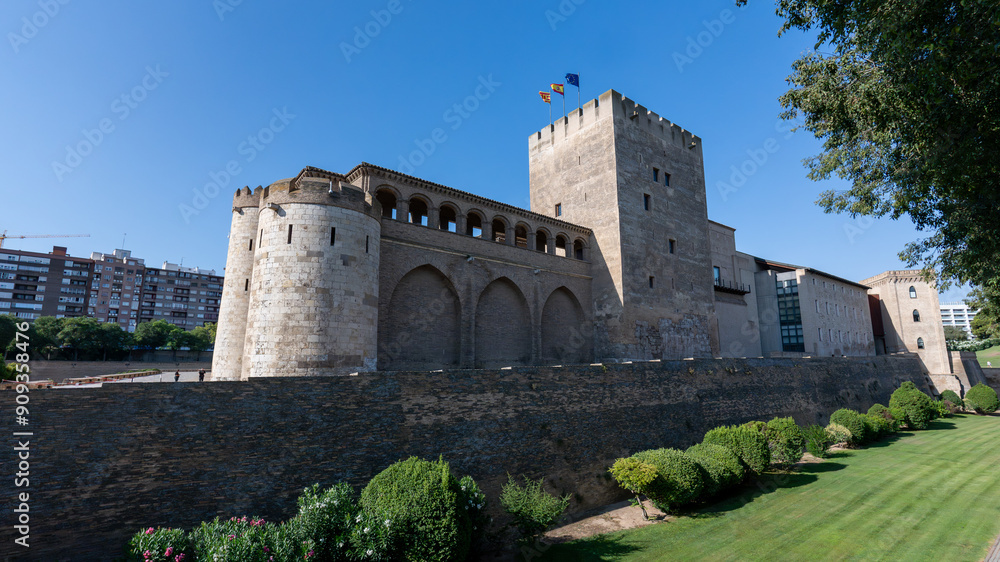 Obraz premium Palacio de Aljafería Zaragoza
