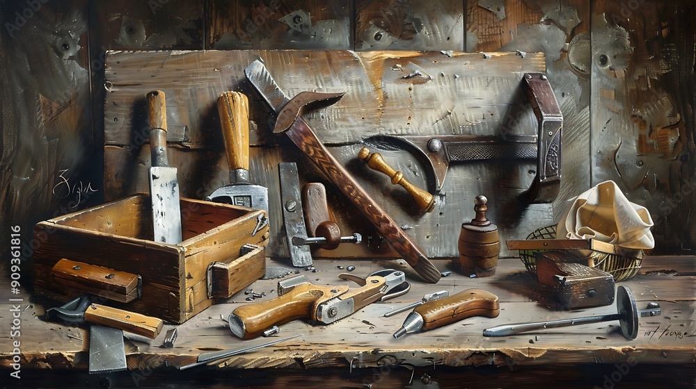 Work tools work tools still life Work tools work tools still life