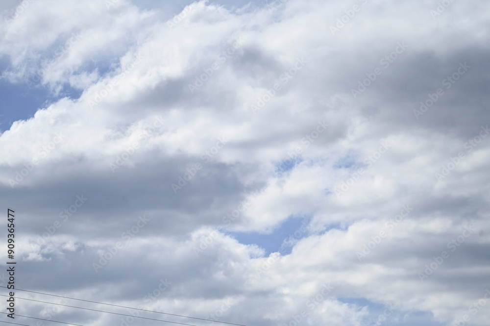 Ciel bleu avec nuages