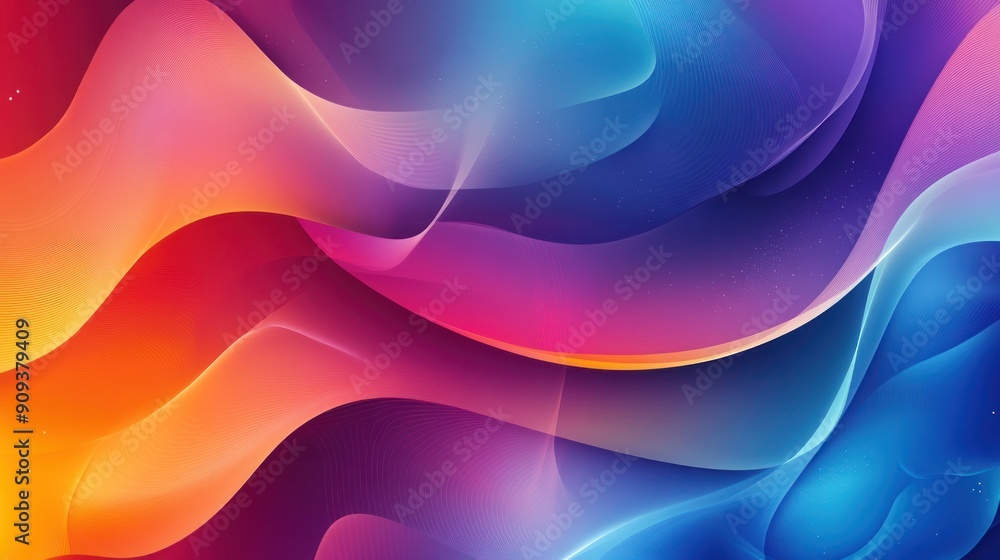 Abstract Colorful Wavy Background with Fine Lines and Glitter Abstract Colorful Wavy Background with Fine Lines and Glitter