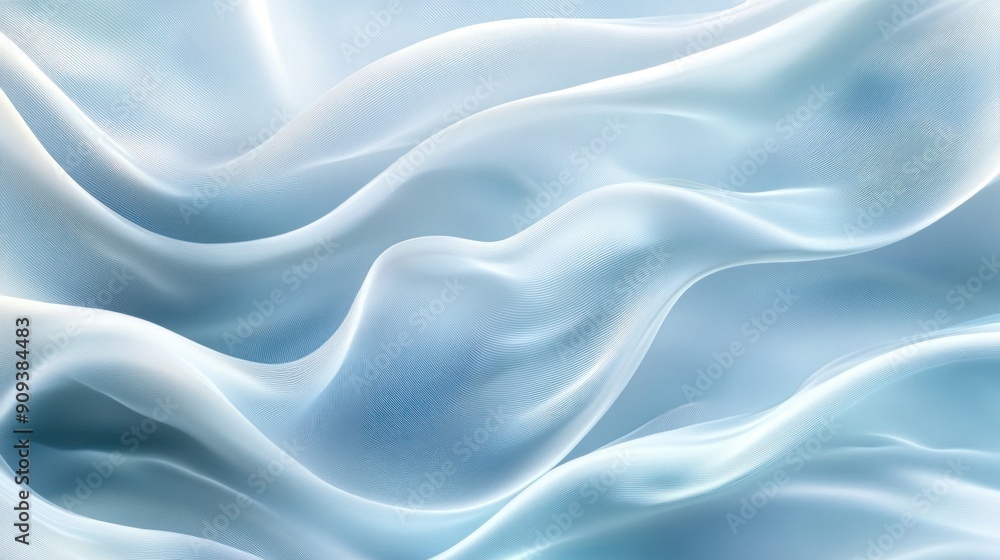 Abstract Blue and White Swirling Lines Abstract Blue and White Swirling Lines