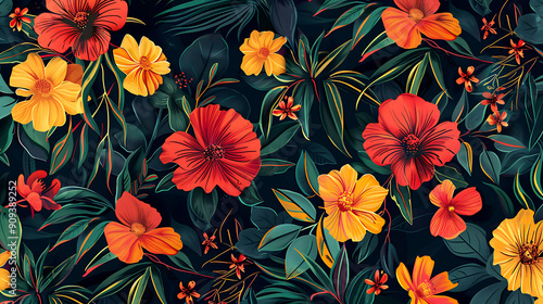 floral pattern