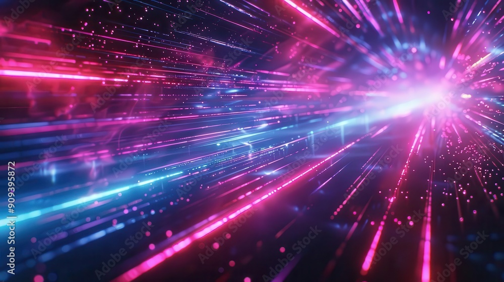 dynamic abstract background with neon blue pink and purple laser beams highspeed light trails create a futuristic cyberpunk atmosphere perfect for techrelated designs dynamic abstract background with neon blue pink and purple laser beams highspeed light trails create a futuristic cyberpunk atmosphere perfect for techrelated designs