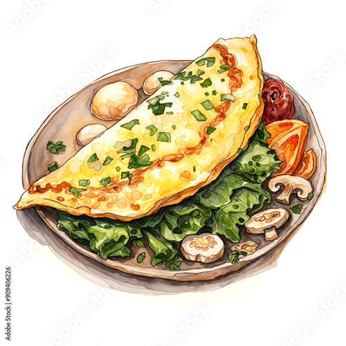 vegetable omelette