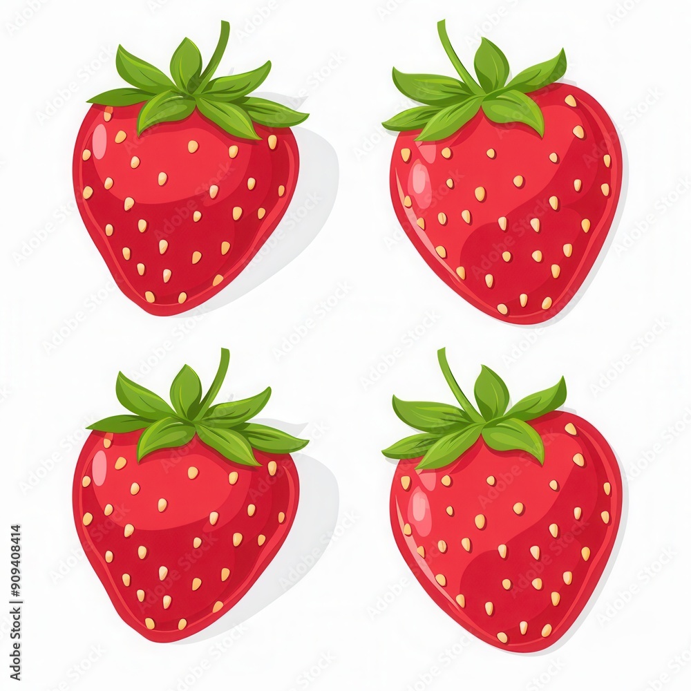 Vector illustration of strawberry Vector illustration of strawberry