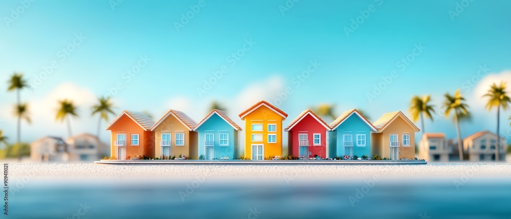 Beachside community with desalination plants powered by renewable energy, ensuring sustainable water supply, EcoFriendly Beach Community Beachside community with desalination plants powered by renewable energy, ensuring sustainable water supply, EcoFriendly Beach Community
