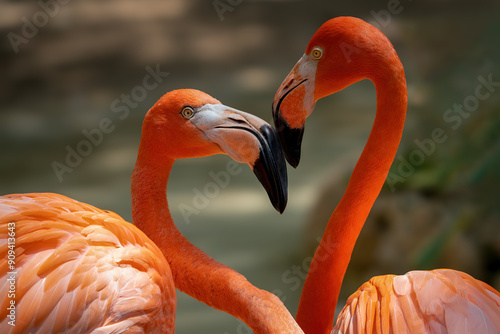 pink flamingos photo