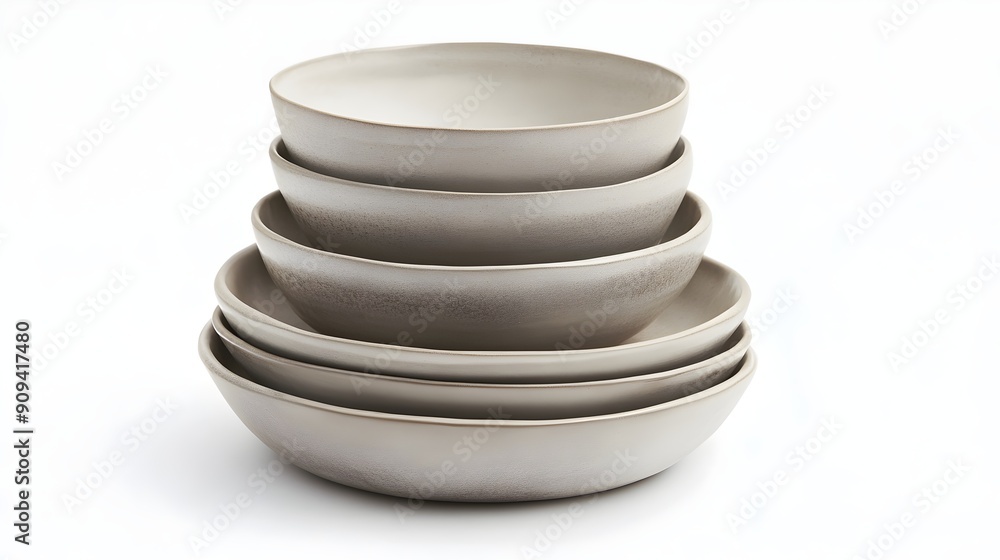 Elegant Nested Ceramic Bowls Minimalist Design Artistic Kitchen Essentials Elegant Nested Ceramic Bowls Minimalist Design Artistic Kitchen Essentials