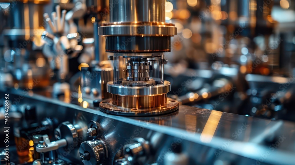 Cuttingedge lab apparatus, quantum experiment, intricate research equipment, subatomic science, uhd, copy space for text, Cuttingedge lab apparatus, quantum experiment, intricate research equipment, subatomic science, uhd, copy space for text,