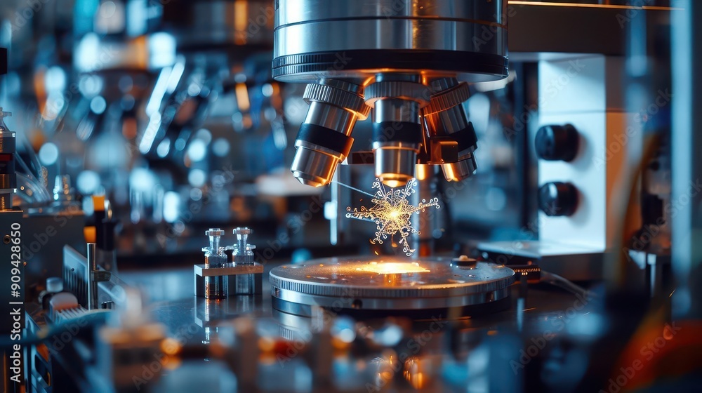 Cuttingedge lab apparatus, quantum experiment, intricate research equipment, subatomic science, uhd, copy space for text, Cuttingedge lab apparatus, quantum experiment, intricate research equipment, subatomic science, uhd, copy space for text,