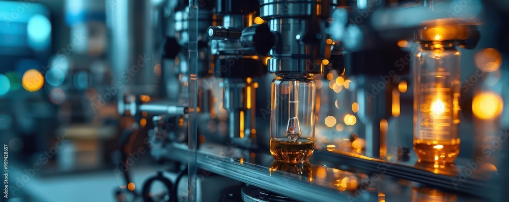 Detailed lab apparatus, quantum experiments, advanced scientific research, subatomic exploration, uhd, copy space for text, Detailed lab apparatus, quantum experiments, advanced scientific research, subatomic exploration, uhd, copy space for text,