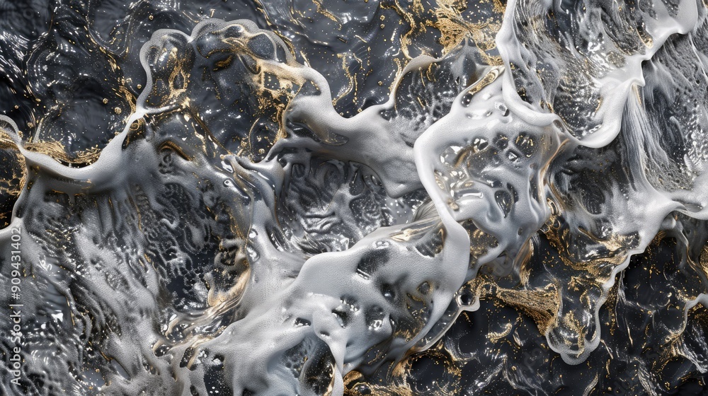 Hyper-realistic 8k 3D image of water currents, presenting the intricate patterns and movements of liquid in stunning detail with this inviting photo. Hyper-realistic 8k 3D image of water currents, presenting the intricate patterns and movements of liquid in stunning detail with this inviting photo.