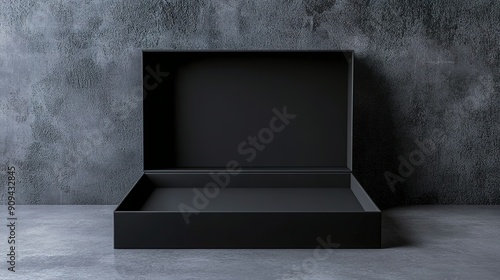 Open Black Box on Gray Concrete Surface
