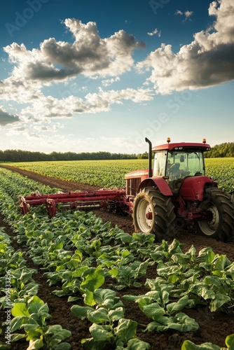 Tobacco harvesting machinery