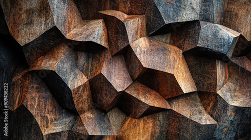 Geometric stone texture