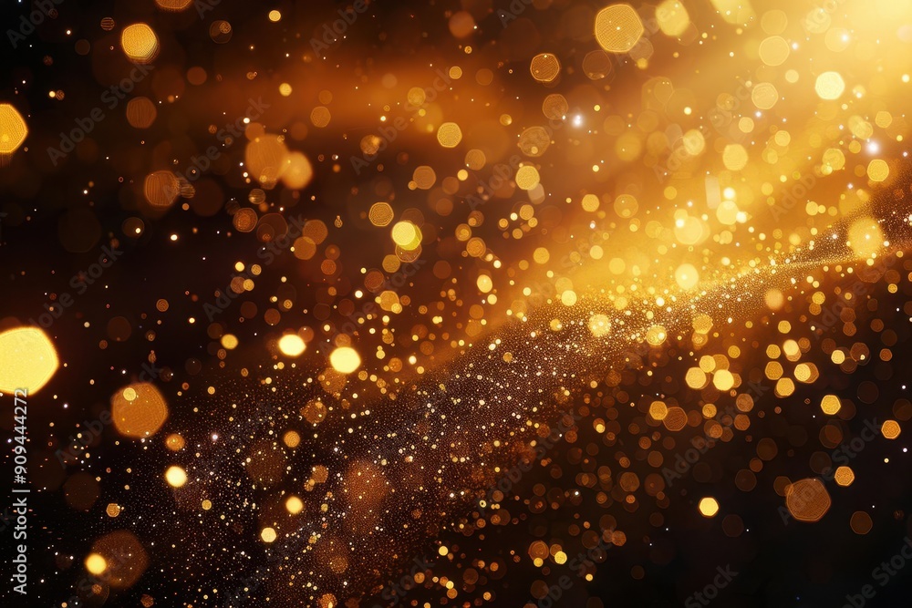 luxurious gold particle background with shimmering bokeh effect creating an opulent and festive atmosphere perfect for celebrations and highend events luxurious gold particle background with shimmering bokeh effect creating an opulent and festive atmosphere perfect for celebrations and highend events