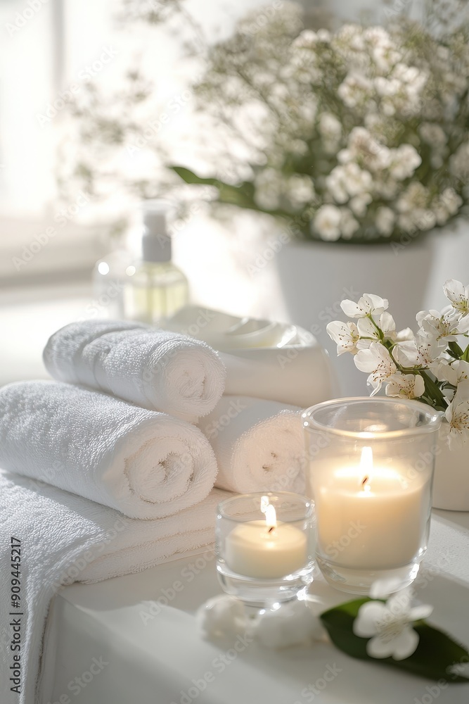 Luxurious spa setting Luxurious spa setting