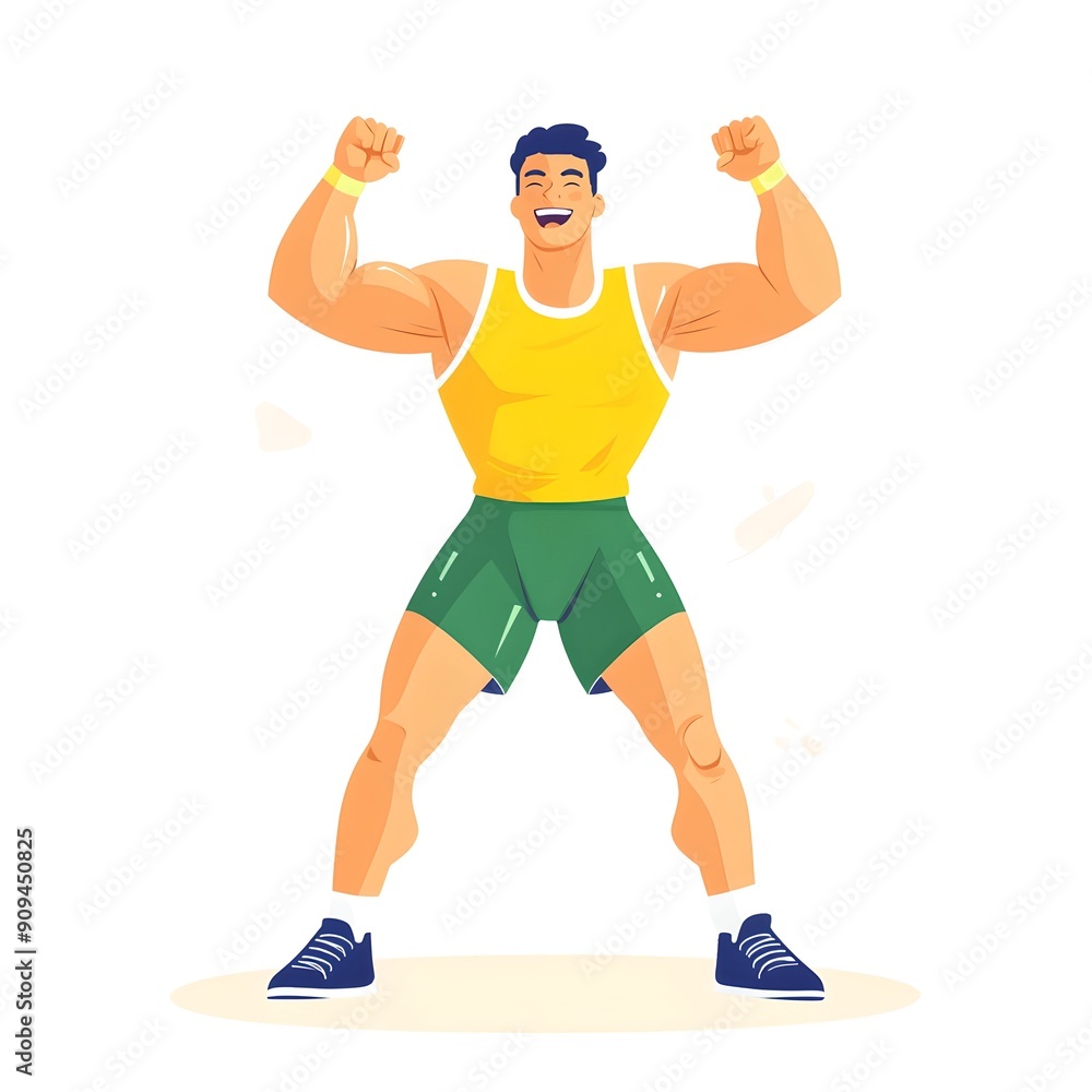 man running man running