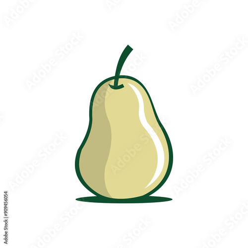 pear logo , juice logo vector