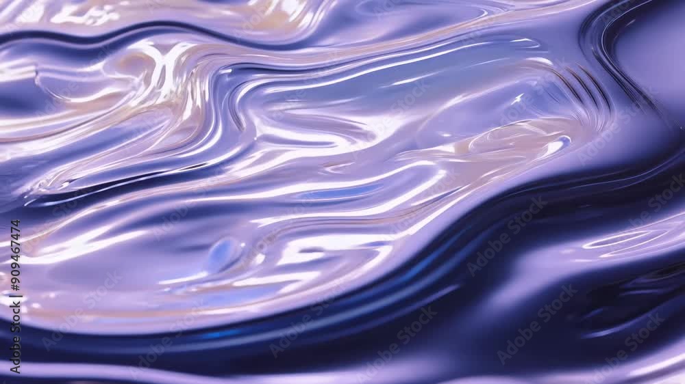 Realistic abstract purple liquid like paint or dye continuously flowing and morphing. Camera maintains a macro close-up perspective, emphasizing intricate details and fluid motion. Realistic abstract purple liquid like paint or dye continuously flowing and morphing. Camera maintains a macro close-up perspective, emphasizing intricate details and fluid motion.